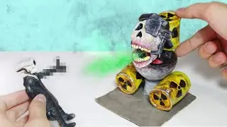 Лепим Скибиди Череп 💀 из пластилина
