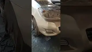 #youtubeshorts Innova car fentr bumper repair deint and paint subscribe #carrepair