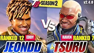Tekken 8 - Jeondding (Eddy) vs Tsurugashima (Raven) | High Level Ranked Matches