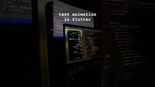 Text animation in Flutter