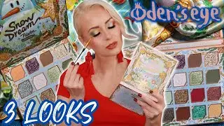 NEW Oden's Eye SNOW DREAM Palette Review + 3 LOOKS Tutorial | Steff's Beauty Stash