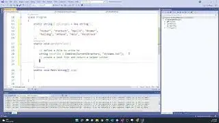 CIS150 L10 4 Write to a txt file Stream