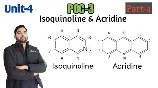 Isoquinoline, Acridine Unit-4 [Part-4] #viral #trending #pharmacy #gpat