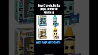 New Crayola, Funko pops, colour of Kindness #funko #funkopop #crayola