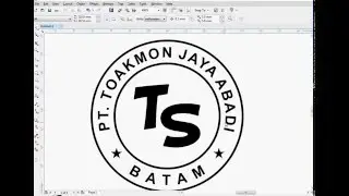 Tutorial Coreldraw X7 ( Make Simple Stamp Format )