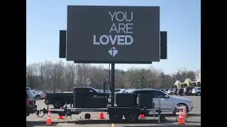 FunFlicks LED Screen Rental for Celebration of Life Service