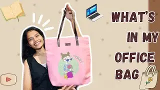 What's in MY *OFFICE Bag 👜🎒 | Things I carry to Accenture OFFICE 🏢| Pune || Life Of Anjoy❤
