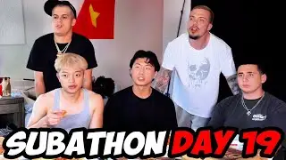 [RECAP]🔴Jason's Subathon Day 19🔴Mukbang w/ Edward So🔴Gym w/FaZe🔴Sleepover w/ FaZe Rug🔴