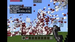 Biggest explosion in Minecraft ￼
