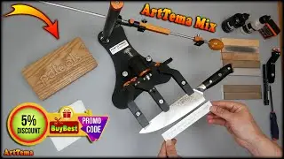 This tool sharpens knives to razor sharpness at home with your own hands - Hapstone R2 + PDTools