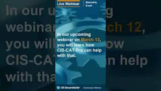 🖥 WEBINAR |  Register today for our upcoming webinar on March 12! #cybersecurity