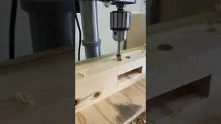 Drilling draw bore holes 