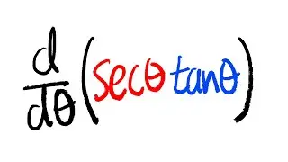 derivative of sec(x)*tan(x), product rule, calculus 1 tutorial