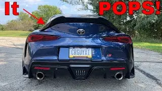 Transforming GR Supra With Ninte Rear Spoiler!