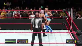 WWE 2K20 RAW DAKOTA KAI (W/RAQUEL GONZALEZ) VS PEYTON ROYCE