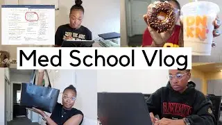 MED SCHOOL VLOG | LAST WEEK of class, second year, studying