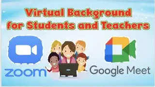 How to Create an Awesome Virtual Background for Zoom & Google Meet || 5 Free Templates