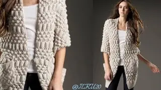 Стильные модели вязаные крючком, спицами - knitting