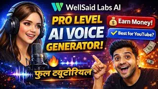 WellSaid Labs AI 🔥 Pro Level AI Voice Generator | Full Hindi Tutorial