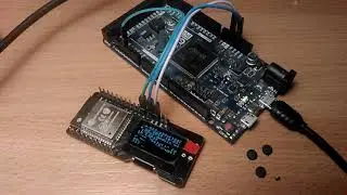 Arduino Due sends MicroPython commands to ESP32 with REPL on Oled