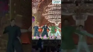 3 Khans were seen dancing together at the pre-wedding celebrations Anant Ambani #ambani #wedding
