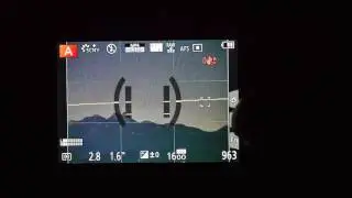 GX85, 밤 하늘의 AF 테스트