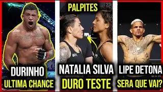 URGENTE 🚨 DURINHO ULTIMA CHANCE  - NATALIA SILVA VS JESSICA ANDRADE QUEM LEVA?