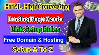 Cpa Marketing High Converting Landing Page Create | Promote CPA Offer | How To Create Landing Page