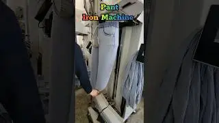 Pant Iron Machine #pant #auto #iron #ironman #garments #sewing