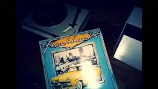 Flashback's vol. 1 played from vinyl disk by old Phillips