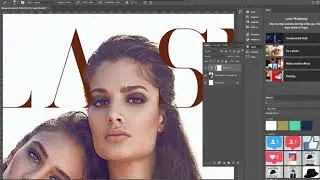 Making a covers for a fashion magazine in less than 10 minutes