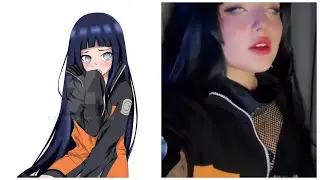 Hinata with Naruto's Jacket in Real life 😍#naruto #hinata #narutocosplay