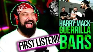 First time EVER hearing Harry Mack's Guerrilla Bars!! UNSTOPPABLE!