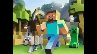 playing Minecraft part 1 with my cousin