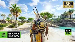 [8K] AC Origins RTX 4090 - RAY TRACING MOD Ultimate Realism FX - PHOTOREALISTIC Graphics Showcase