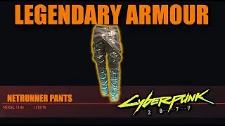 Cyberpunk 2077 - NETRUNNER PANTS - LEGENDARY ARMOUR