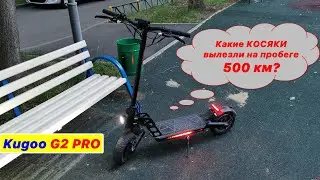 Kugoo G2 PRO Косяки на пробеге 500км.