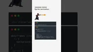✨ Sprite animation 