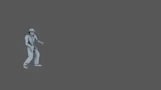 Indie Jones, all in one animation (3DsMax, CAT)