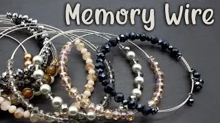 12 days of Christmas   day 8   memory wire bangle