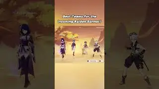 best teams for incoming raiden shogun 