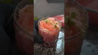 Watermelon Water Ice 🍉 and here’s how to do it❗️Recipe in the comments below. 👇