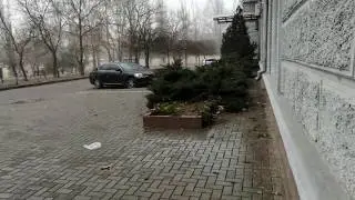 Мокрая метель в Николаеве 23.01.2020