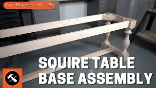 Assembling the NEW Squire Table Base Kit from Osborne! - Builder's Studio