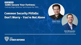 Common Security Pitfalls: Don't Worry You're Not Alone