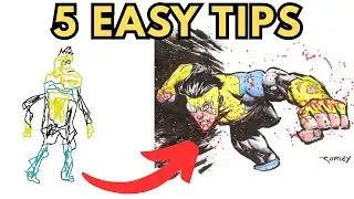 How to draw Invincible like Ryan Ottley in 10 minutes