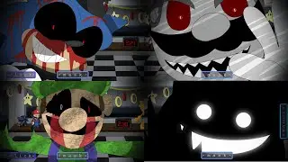 Five Nights at Sonic's 3 Reburned | All Jumpscares