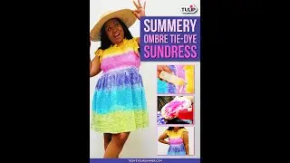 Summery Ombre Tie-Dye Sundress