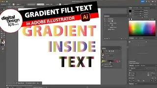 How to Add a Gradient to Text in Illustrator (2 Ways)