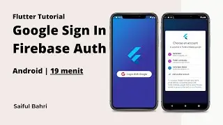 Flutter Firebase Console Firebase Auth Google Sign In Login Screen User Android | Indonesia